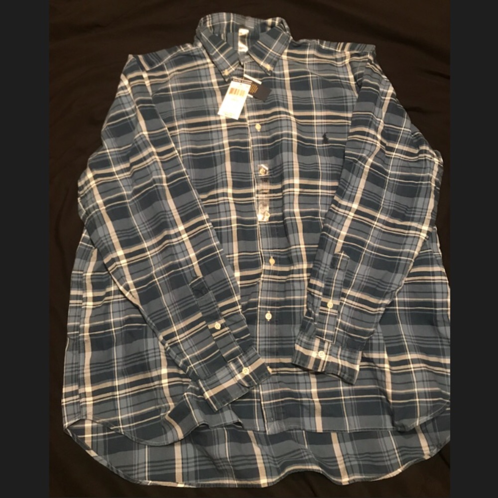 Mens Polo button up